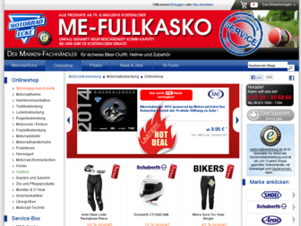 motorradbekleidung.de website preview