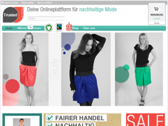 trusted-clothing.de website preview
