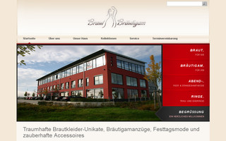 landau-brautmode.de website preview