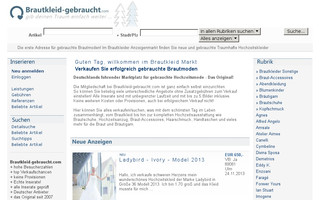 brautkleid-gebraucht.com website preview