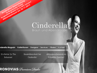 cinderella-brautmode.de website preview