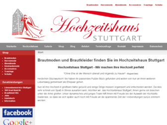 hochzeitshaus-stuttgart.de website preview