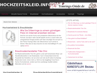 hochzeitskleid.info website preview