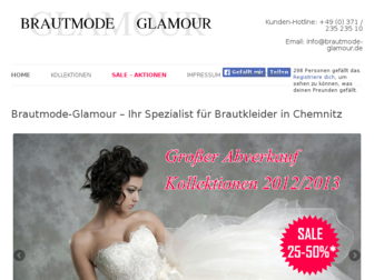 brautmode-glamour.de website preview