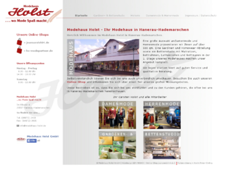 modehaus-holst.de website preview