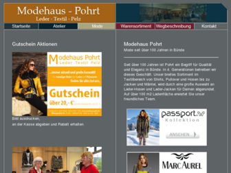 modehaus-pohrt.de website preview