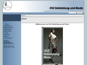 osz-bekleidung-mode.de website preview