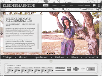 kleidermarkt.de website preview