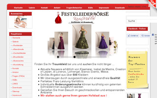 festkleiderboerse.de website preview