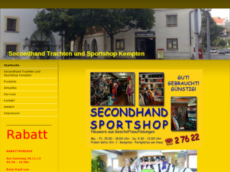 secondhand-sportshop.eu website preview