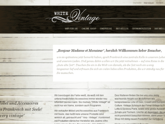 white-vintage-homepage.de website preview