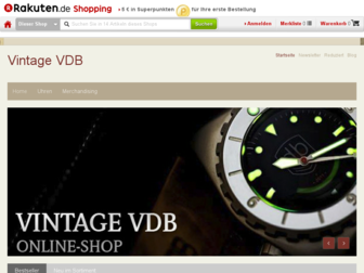 vintage-vdb.rakuten-shop.de website preview