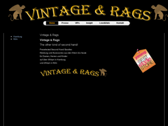 vintage-rags.de website preview