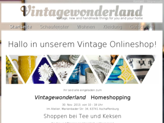 vintagewonderland.de website preview