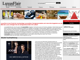 luxusflair.de website preview