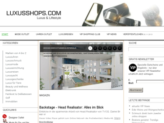 luxusshops.com website preview