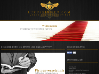 luxusfirmen.com website preview