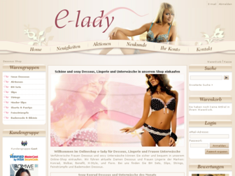 e-lady.de website preview