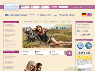 underwear-shopping.de website preview