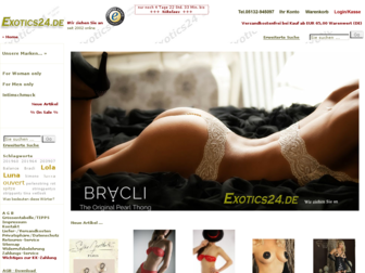 exotics24.de website preview
