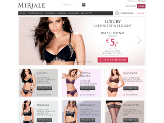 miriale.com website preview