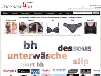underwear4her.de website preview