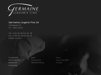 lingerie-germaine.ch website preview