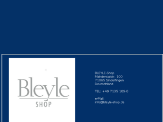 bleyle.de website preview