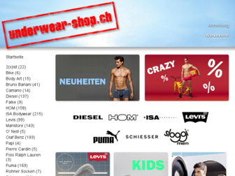 underwear-shop.ch website preview