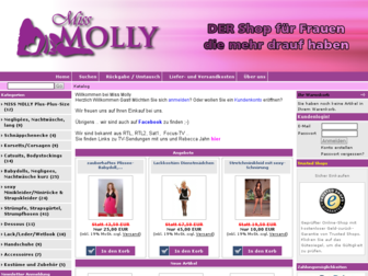 miss-molly.com website preview