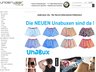 underwear-city.de website preview