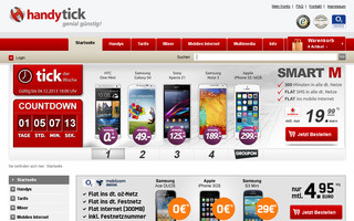 handytick.de website preview