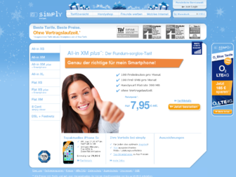 simplytel.de website preview