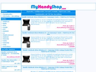 myhandyshop.com website preview