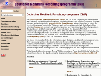 emf-forschungsprogramm.de website preview