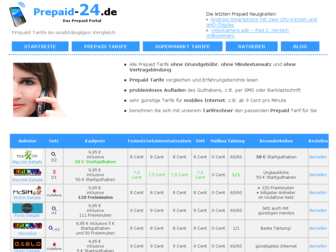 prepaid-24.de website preview