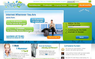 sims2go.eu website preview