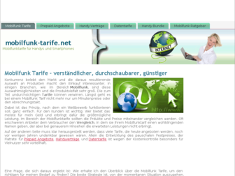 mobilfunk-tarife.net website preview