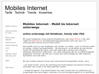 mobiles-internet.de website preview