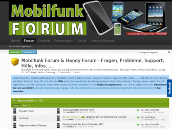 mobilfunk-forum.de website preview