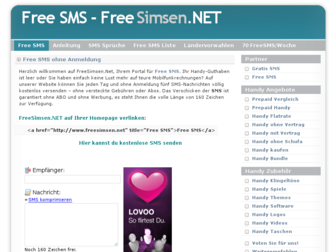 freesimsen.net website preview