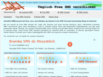 free-sms-verschicken.de website preview