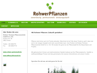 rohwer-pflanzen.de website preview