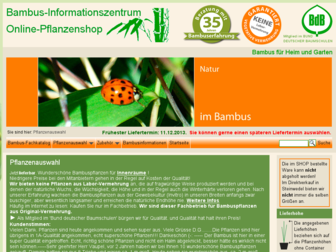 bambuspflanzen.de website preview