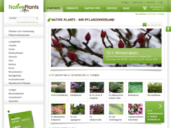 native-plants.de website preview