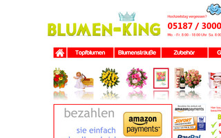 blumen-king.de website preview