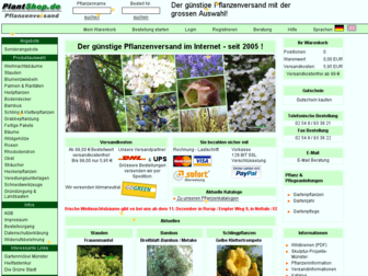 plantshop.de website preview