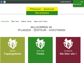 pflanzen-zentrum-horstmann.de website preview
