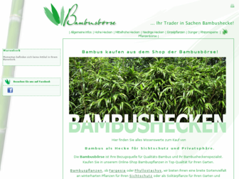 bambushecken.de website preview