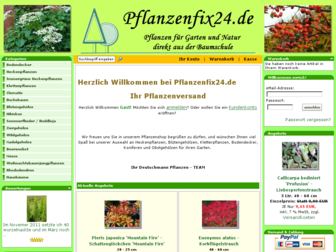 pflanzenfix24.de website preview